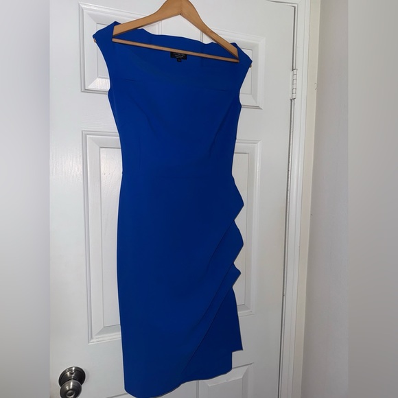 Chiara Boni La Petite Robe Melania Side Ruched Cut Out Sheath Dress Size 44 - Picture 1 of 5